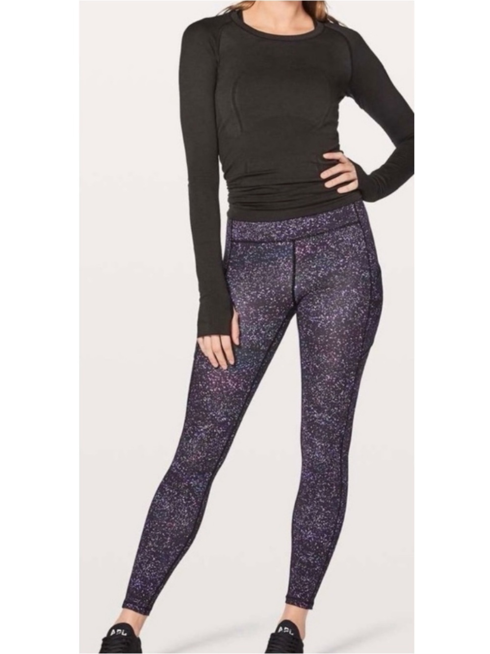 Lululemon Leggings Speed Up Tight Pant Athleisure Activewear Sporty Purple 2